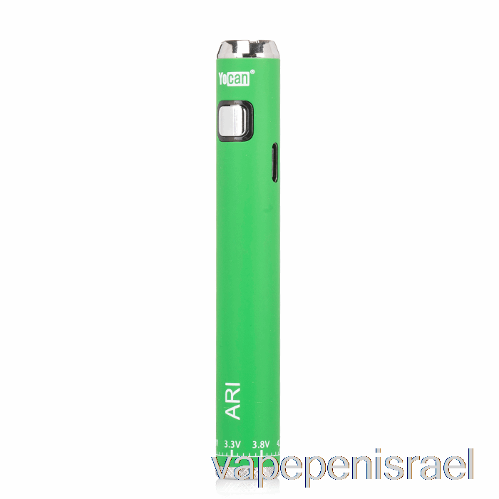 חד פעמי Vape Israel Yocan Ari 650mah סוללה ירוקה